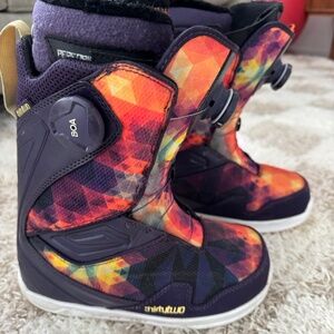 Womens TM-2 double boa Purple Thirty Two Size 7.0 US snowboard boots